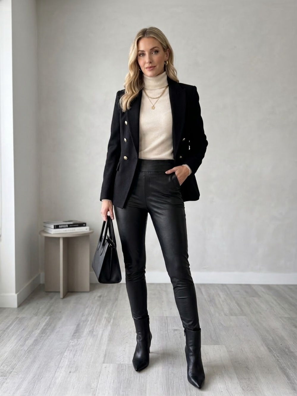 OFFLINE By Aerie Black Faux Leather Leggings